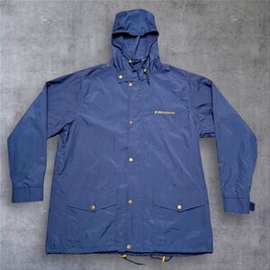 Vintage BellSouth Hartwell ViaSport Men's L Navy Windbreaker Hooded